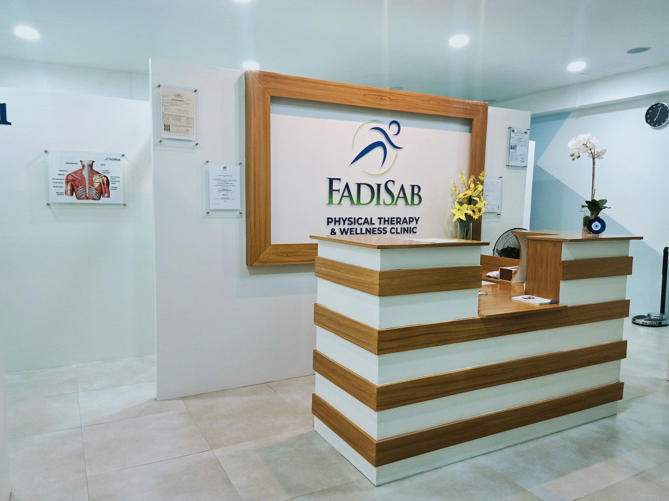 A therapist helping a patient